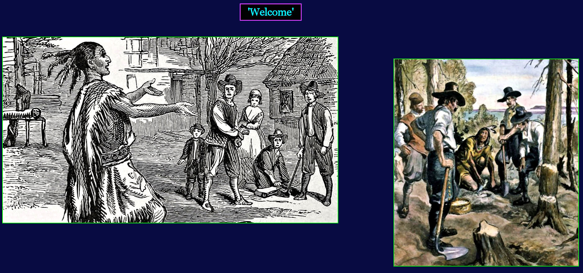 Squanto, Indian translator, 1621